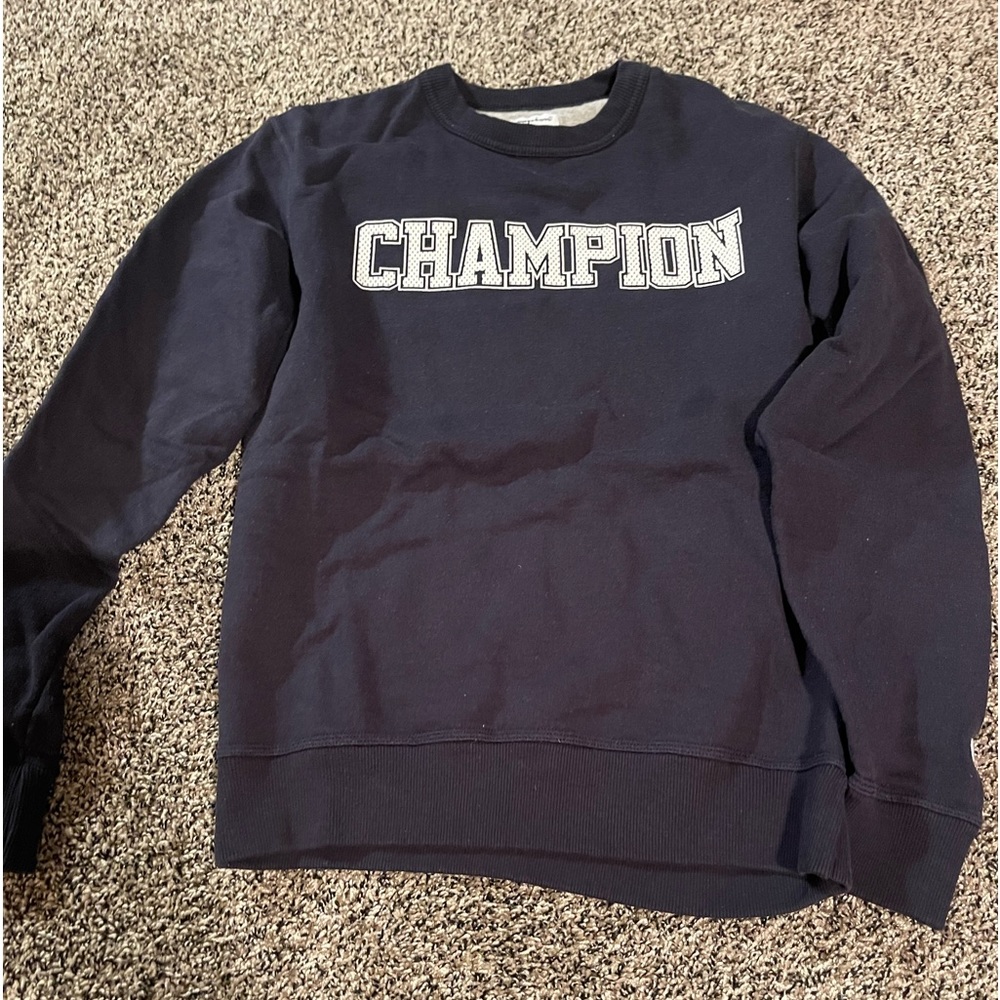 Navy Blue Champion Sweatshirt
